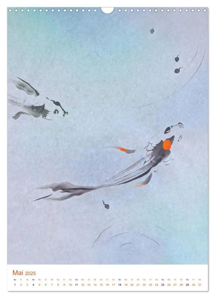Bild: 9783435969487 | Jahreszeiten in Stil japanischer Malerei - Kunst (Wandkalender 2025...