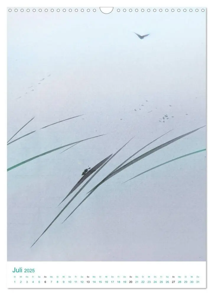 Bild: 9783435969487 | Jahreszeiten in Stil japanischer Malerei - Kunst (Wandkalender 2025...