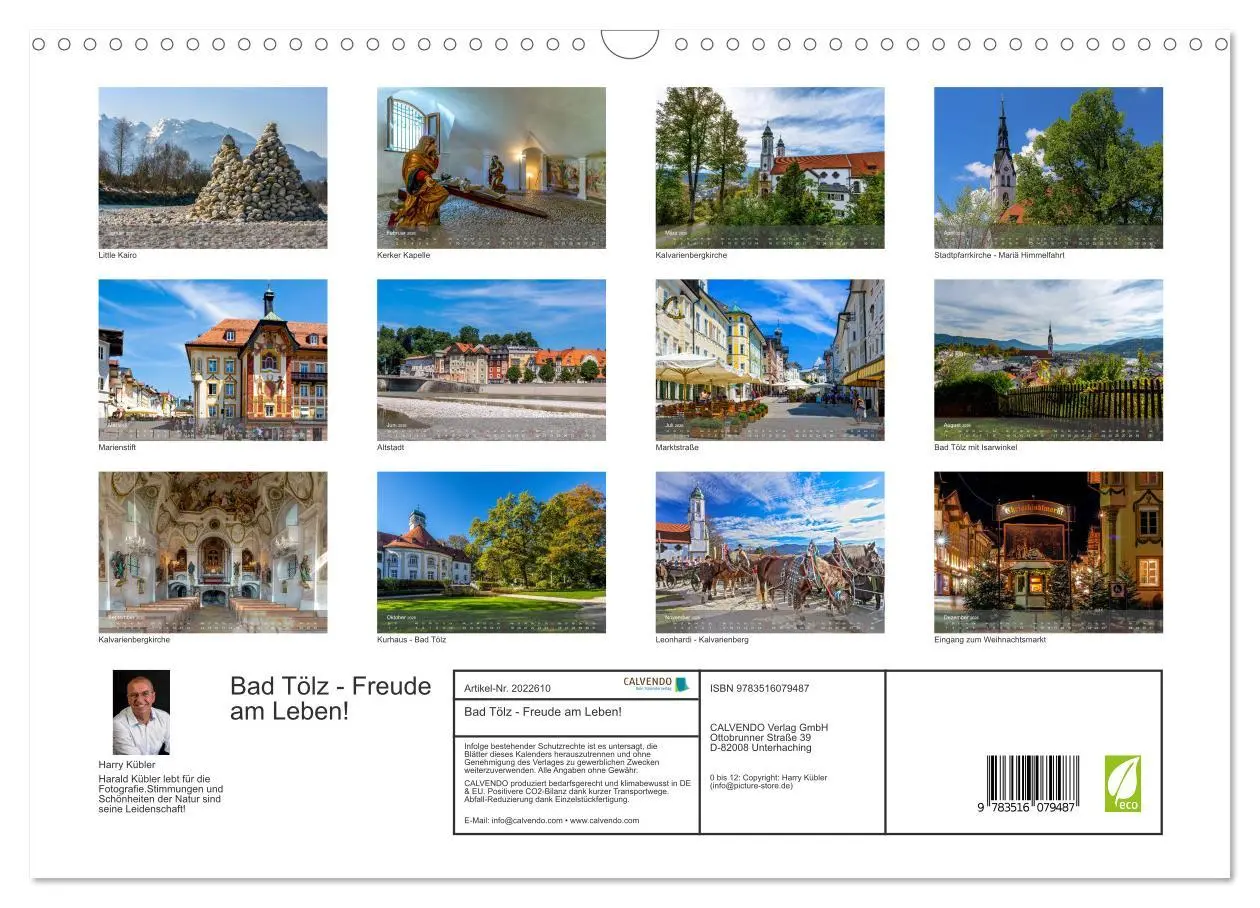 Bild: 9783516079487 | Bad Tölz - Freude am Leben! (Wandkalender 2026 DIN A3 quer),...