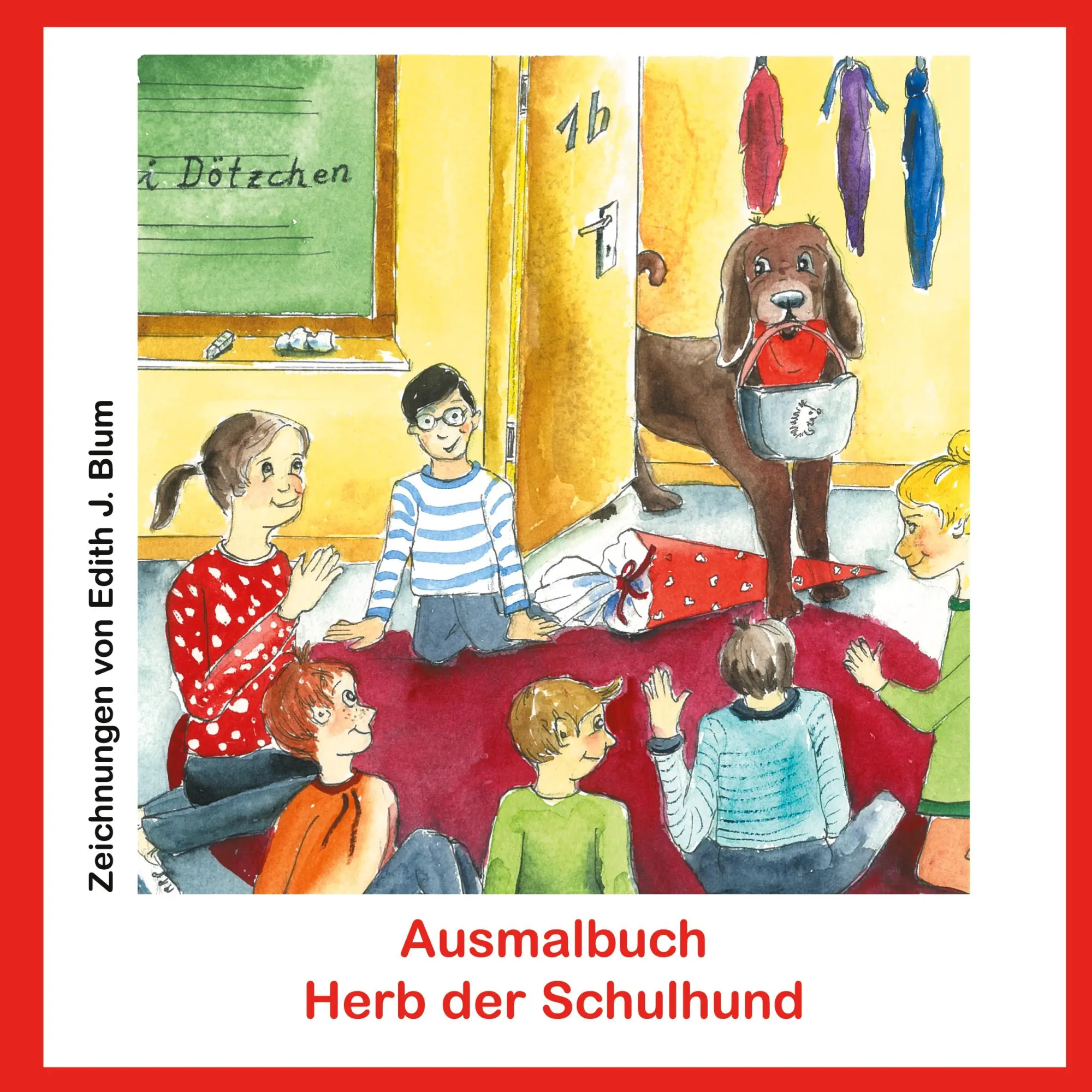 Cover: 9783755739487 | Herb der Schulhund | Ausmalbuch | Edith J. Blum | Taschenbuch | 60 S.