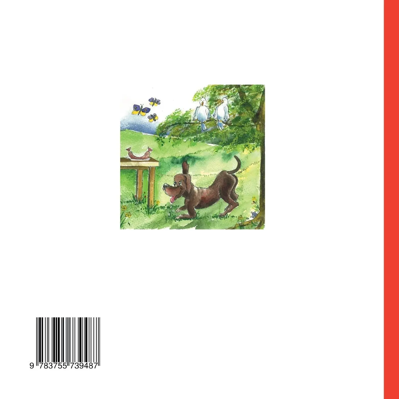 Rückseite: 9783755739487 | Herb der Schulhund | Ausmalbuch | Edith J. Blum | Taschenbuch | 60 S.