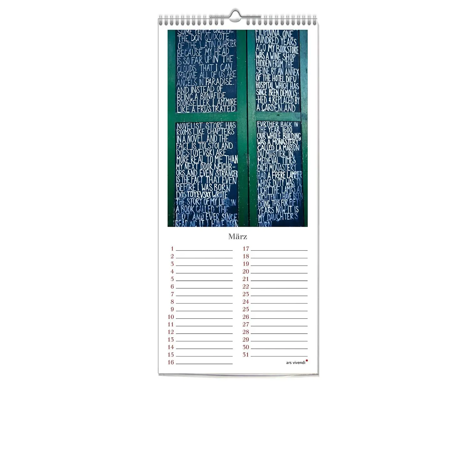 Bild: 9783869139487 | Geburstagskalender Lesen, immerwährend (neu) | Kalender | 12 S.
