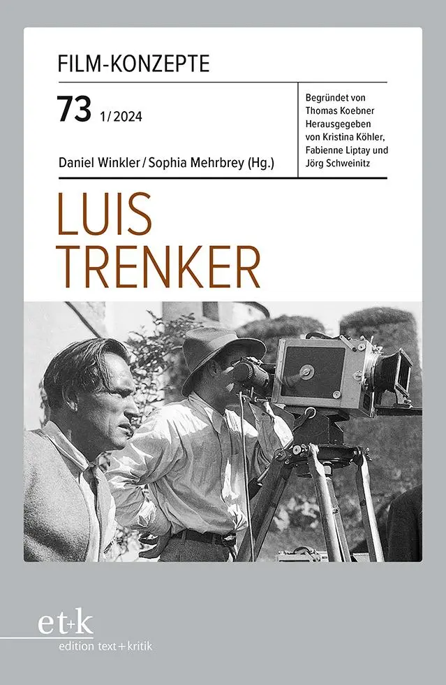 Cover: 9783967079487 | Luis Trenker | Film-Konzepte 73 | Kristina Köhler | Taschenbuch | 2024 Cover: 9783967079487 | Luis Trenker | Film-Konzepte 73 | Kristina Köhler | Taschenbuch | 2024
