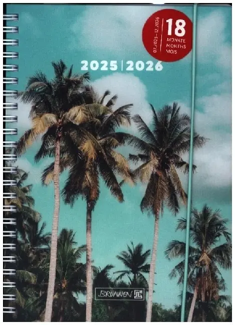 Cover: 4061947139587 | BRUNNEN Schülerkalender (2025/2026) "Tropical", 2 Seiten = 1 Woche,...