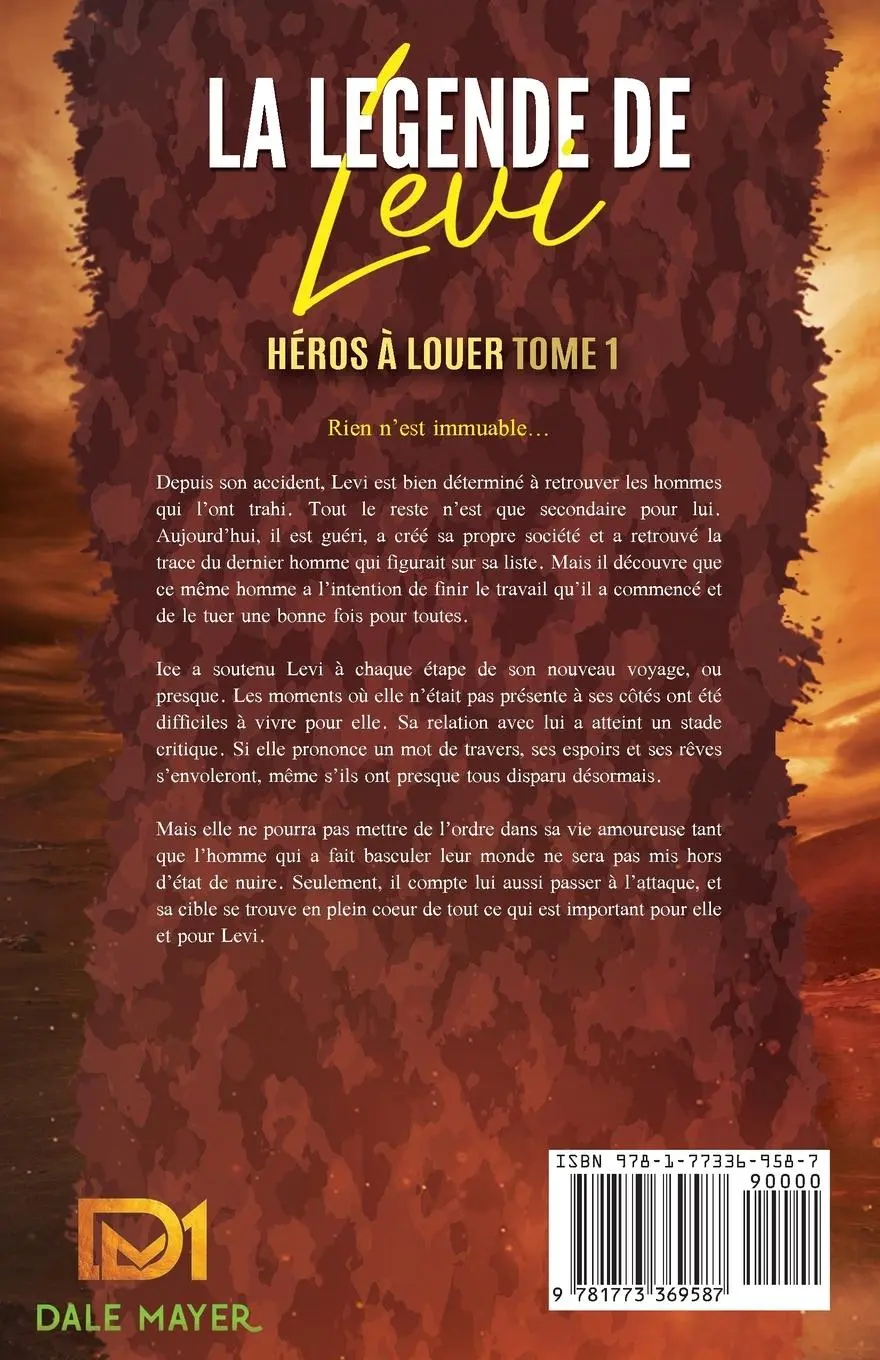 Rückseite: 9781773369587 | La Légende de Levi | Dale Mayer | Taschenbuch | Französisch | 2023