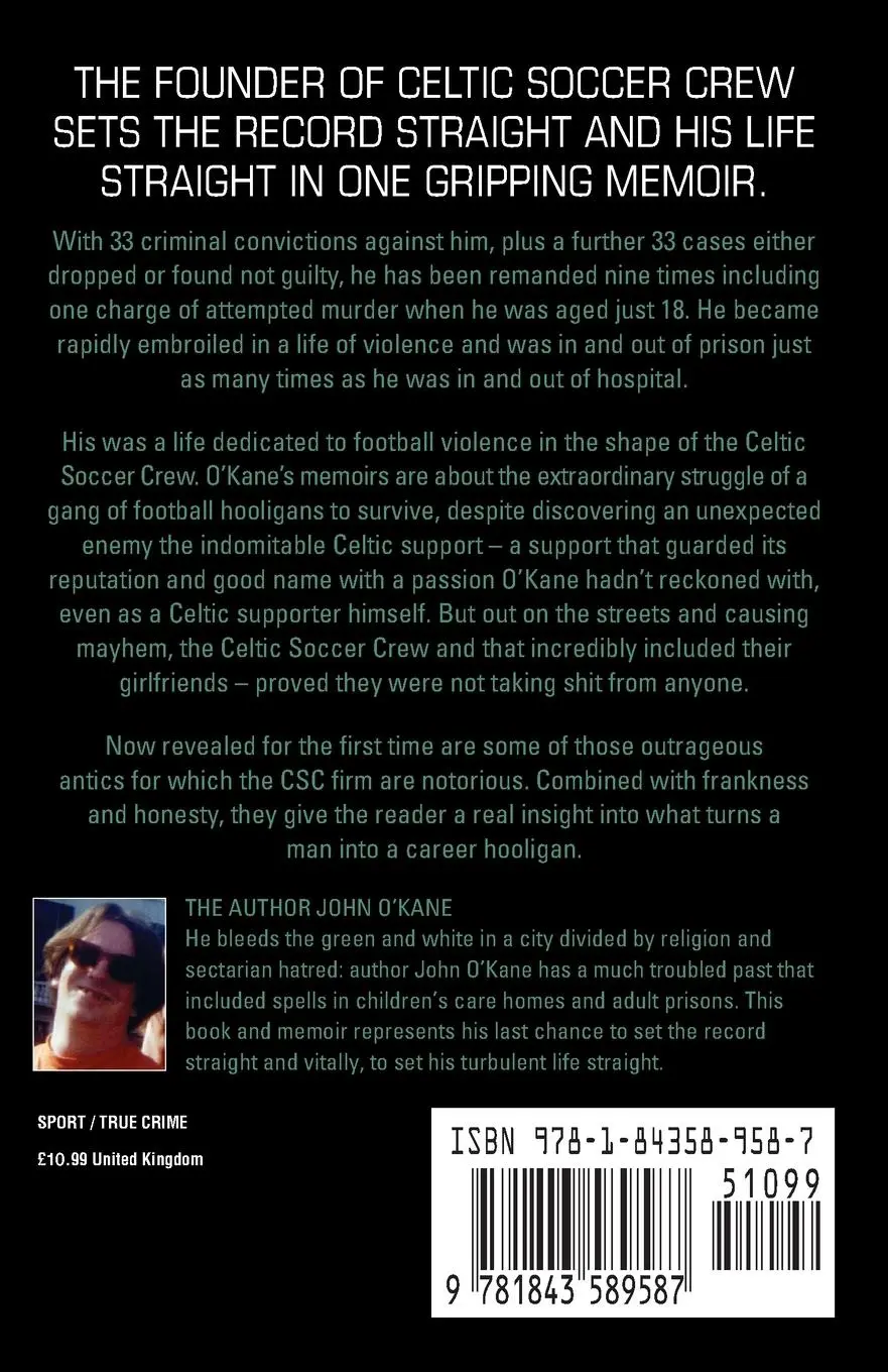 Rückseite: 9781843589587 | Celtic Soccer Crew | What the Hell Do We Care? | John O'Kane | Buch