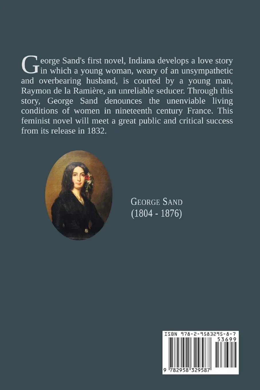 Rückseite: 9782958329587 | Indiana - Bilingual Edition - English / French | George Sand | Buch