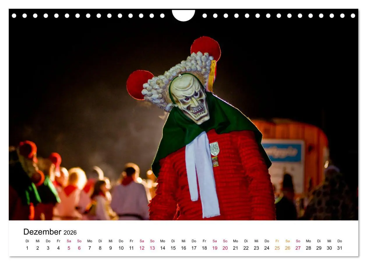 Bild: 9783457669587 | Die Elzacher Fastnacht (Wandkalender 2026 DIN A4 quer), CALVENDO...