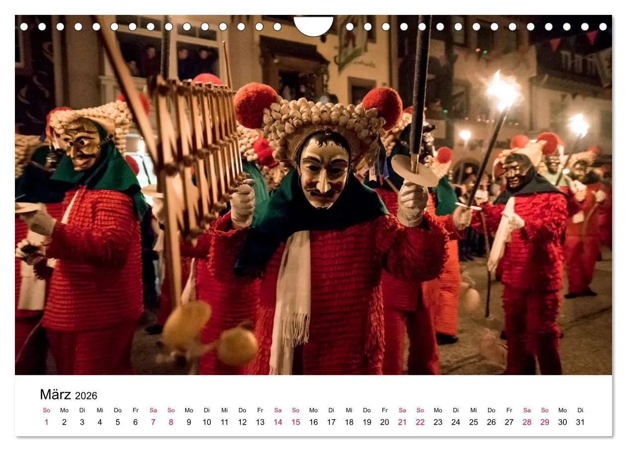 Bild: 9783457669587 | Die Elzacher Fastnacht (Wandkalender 2026 DIN A4 quer), CALVENDO...