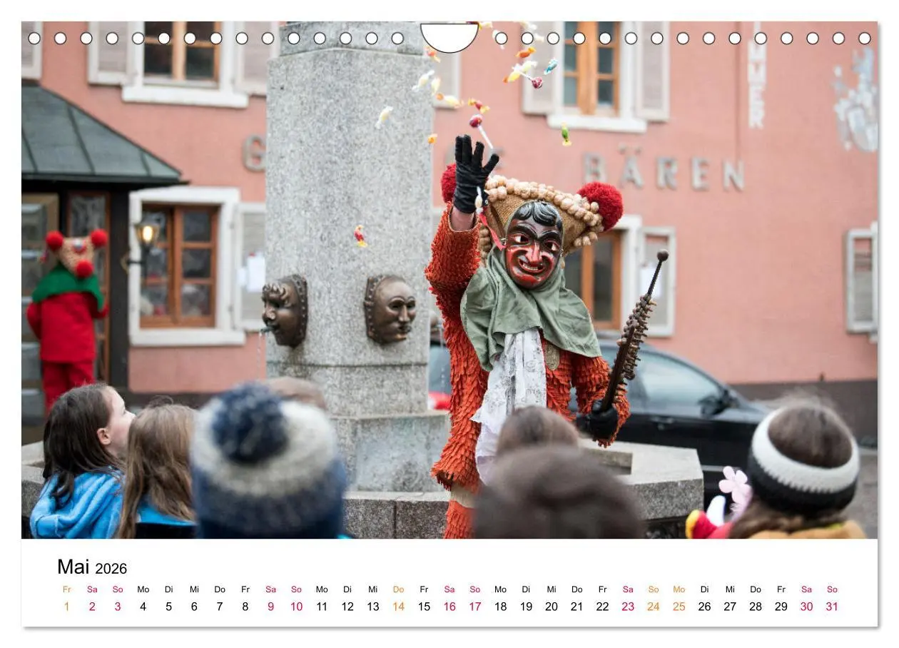 Bild: 9783457669587 | Die Elzacher Fastnacht (Wandkalender 2026 DIN A4 quer), CALVENDO...