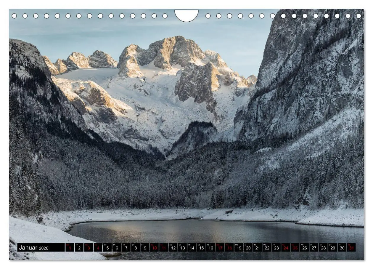 Bild: 9783457809587 | Seen - Berge - Salzkammergut (Wandkalender 2026 DIN A4 quer),...