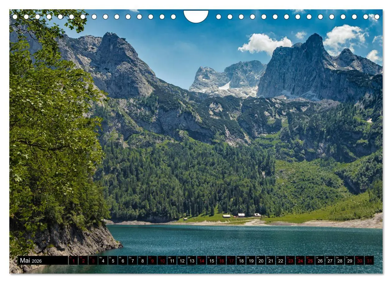 Bild: 9783457809587 | Seen - Berge - Salzkammergut (Wandkalender 2026 DIN A4 quer),...