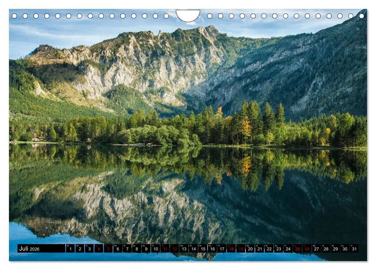 Bild: 9783457809587 | Seen - Berge - Salzkammergut (Wandkalender 2026 DIN A4 quer),...