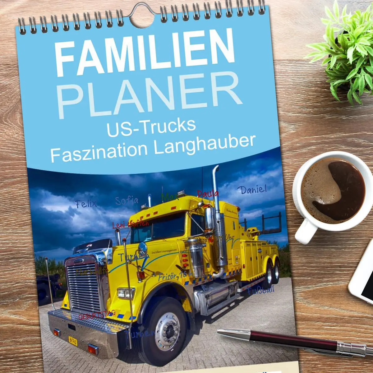 Bild: 9783516519587 | Familienplaner 2026 - US-Trucks. Faszination Langhauber mit 5...