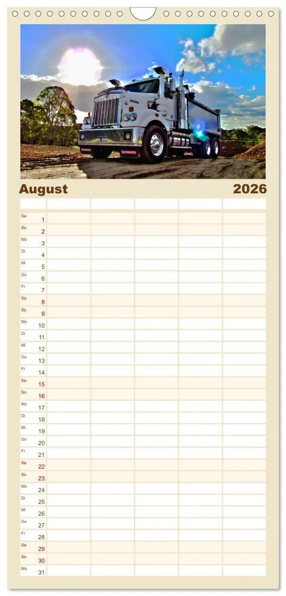 Bild: 9783516519587 | Familienplaner 2026 - US-Trucks. Faszination Langhauber mit 5...