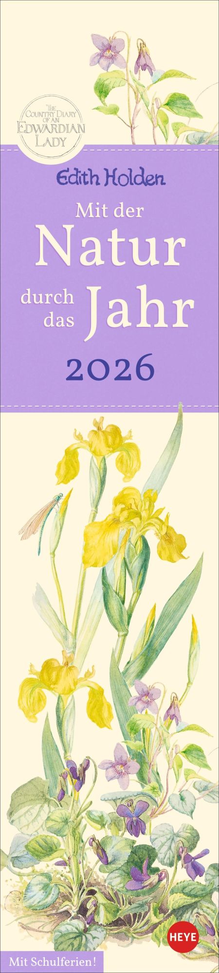 Cover: 9783756409587 | Edith Holden: Mit der Natur durchs Jahr Kalender 2026 | Edith Holden