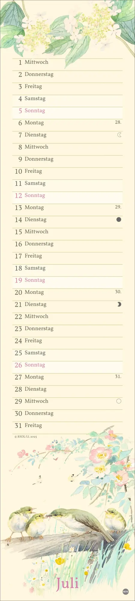 Bild: 9783756409587 | Edith Holden: Mit der Natur durchs Jahr Kalender 2026 | Edith Holden