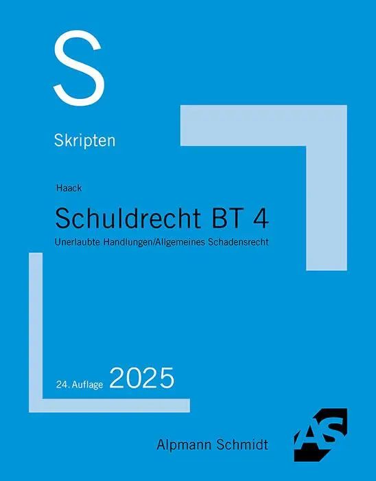 Cover: 9783867529587 | Schuldrecht BT 4 | Unerlaubte Handlungen / Allgemeines Schadensrecht