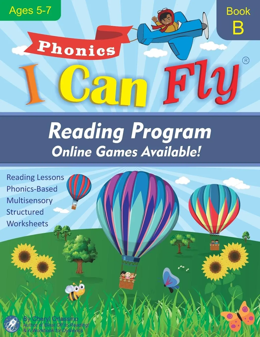 Cover: 9780983199687 | I Can Fly Reading Program with Online Games, Book B | Cheryl Orlassino