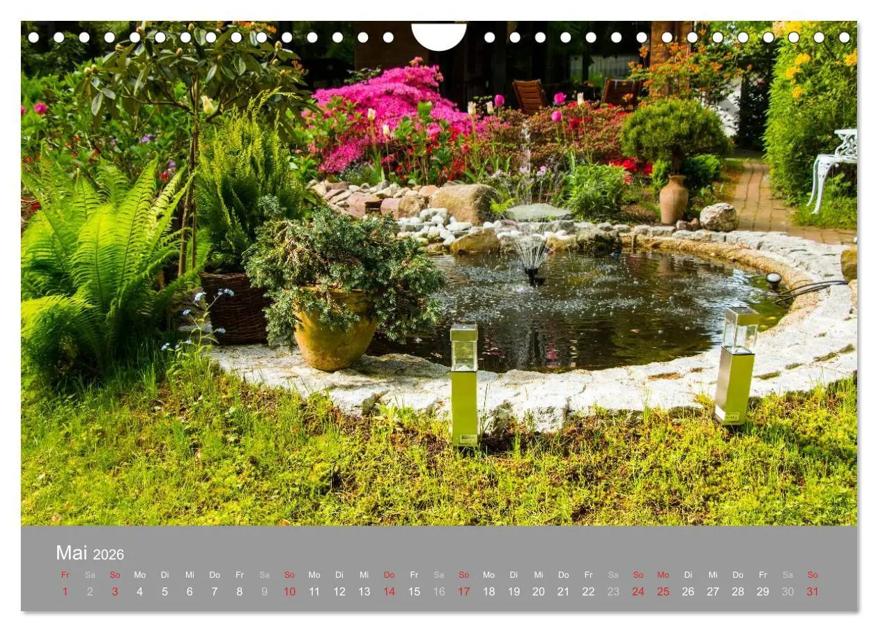 Bild: 9783516059687 | Romantische Garten-Paradiese (Wandkalender 2026 DIN A4 quer),...