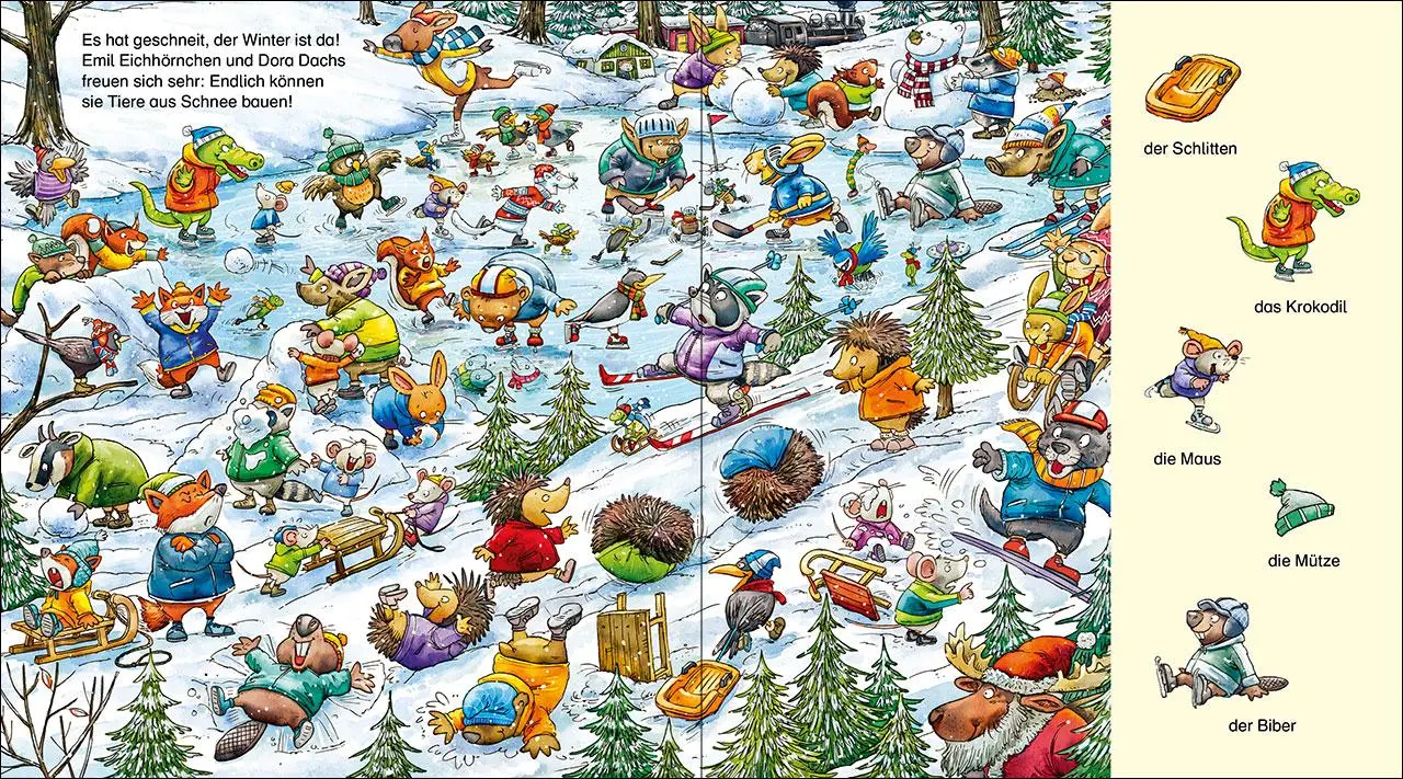 Bild: 9783743219687 | Meine allererste WeihnachtsWimmelWelt | Loewe Wimmelbücher | Buch