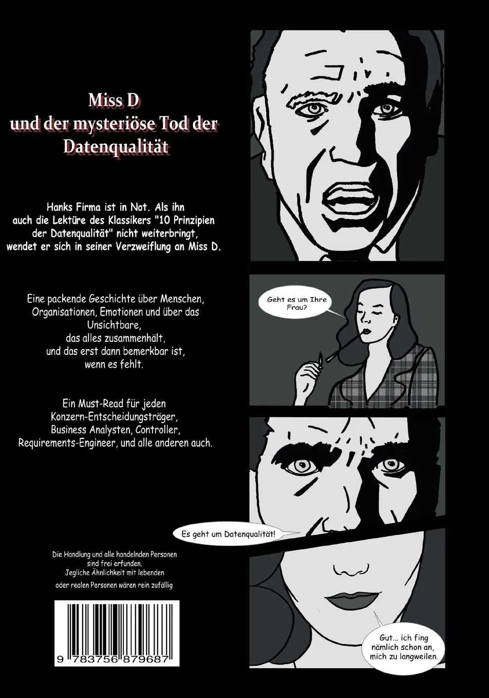 Rückseite: 9783756879687 | Miss D und der mysteriöse Tod der Datenqualität | Amalia Stark (u. a.)