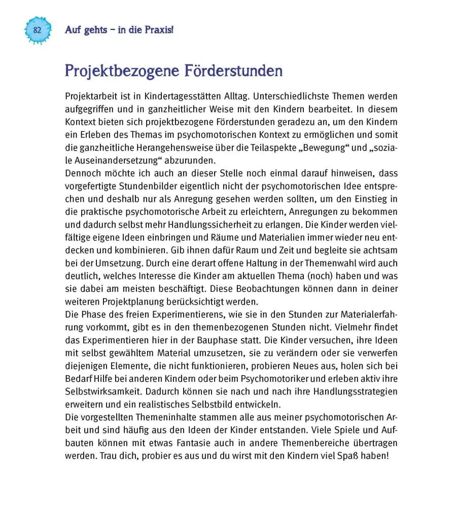 Bild: 9783769819687 | Psychomotorik. Spiel, Spaß und Bewegung im Kindergarten | Karo Zacherl