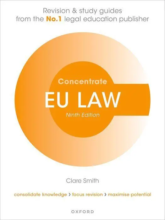 Cover: 9780198949787 | EU Law Concentrate | Law Revision and Study Guide | Clare Smith | Buch