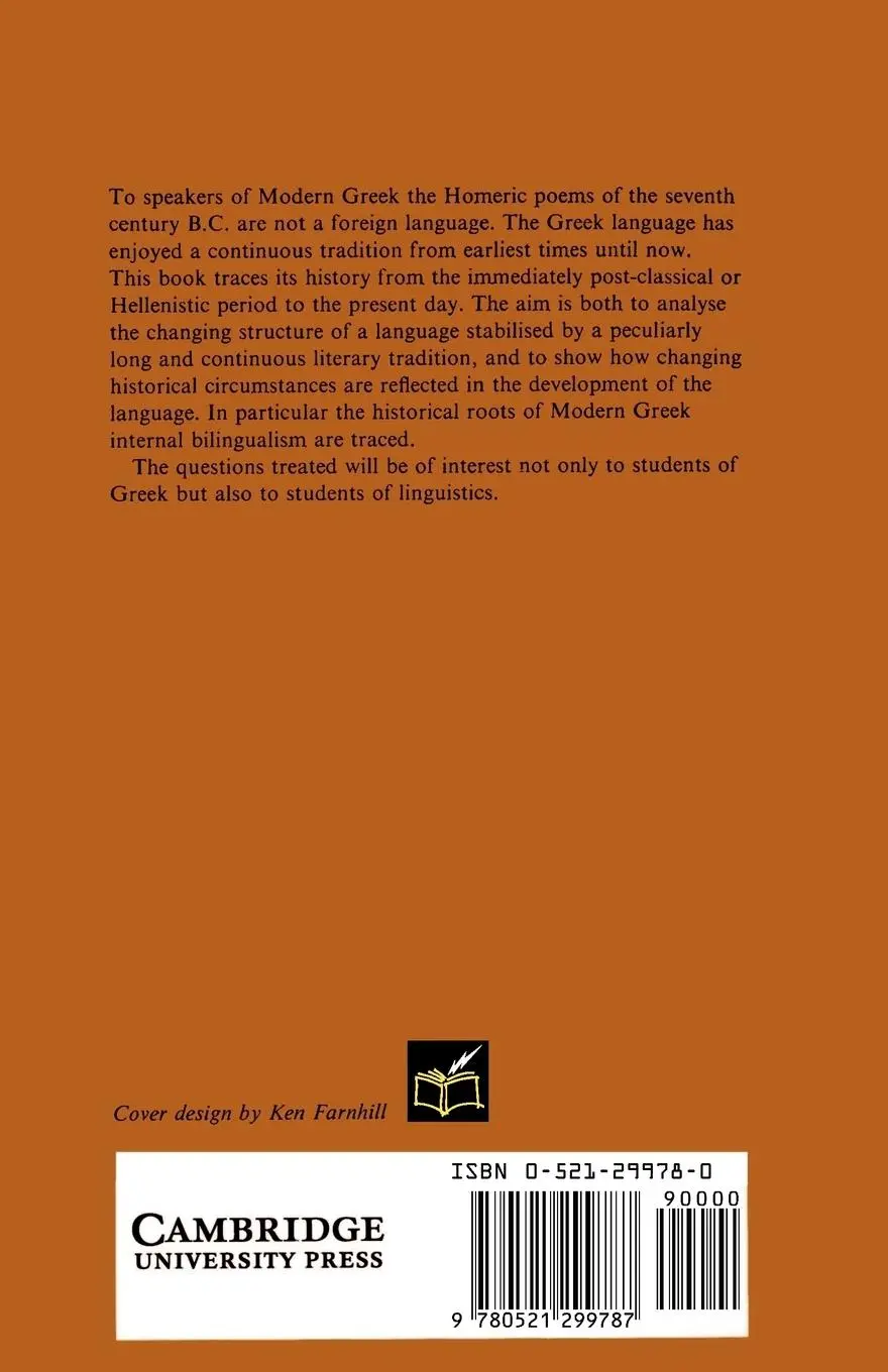 Rückseite: 9780521299787 | Medieval and Modern Greek | Robert Browning | Taschenbuch | Englisch