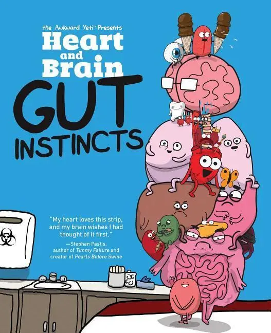 Cover: 9781449479787 | Heart and Brain: Gut Instincts | An Awkward Yeti Collection Volume 2