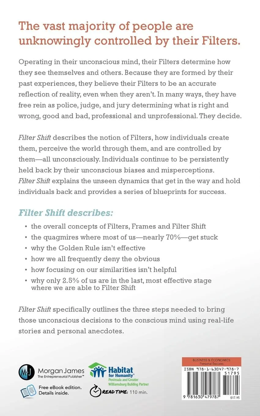 Rückseite: 9781630479787 | Filter Shift | How Effective People See the World | Sara Taylor | Buch