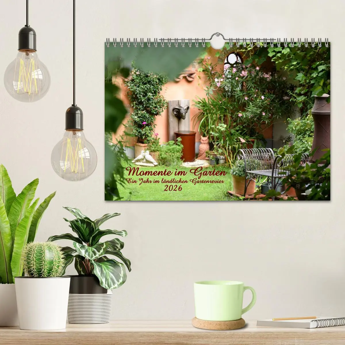 Bild: 9783457269787 | Momente im Garten (Wandkalender 2026 DIN A4 quer), CALVENDO...