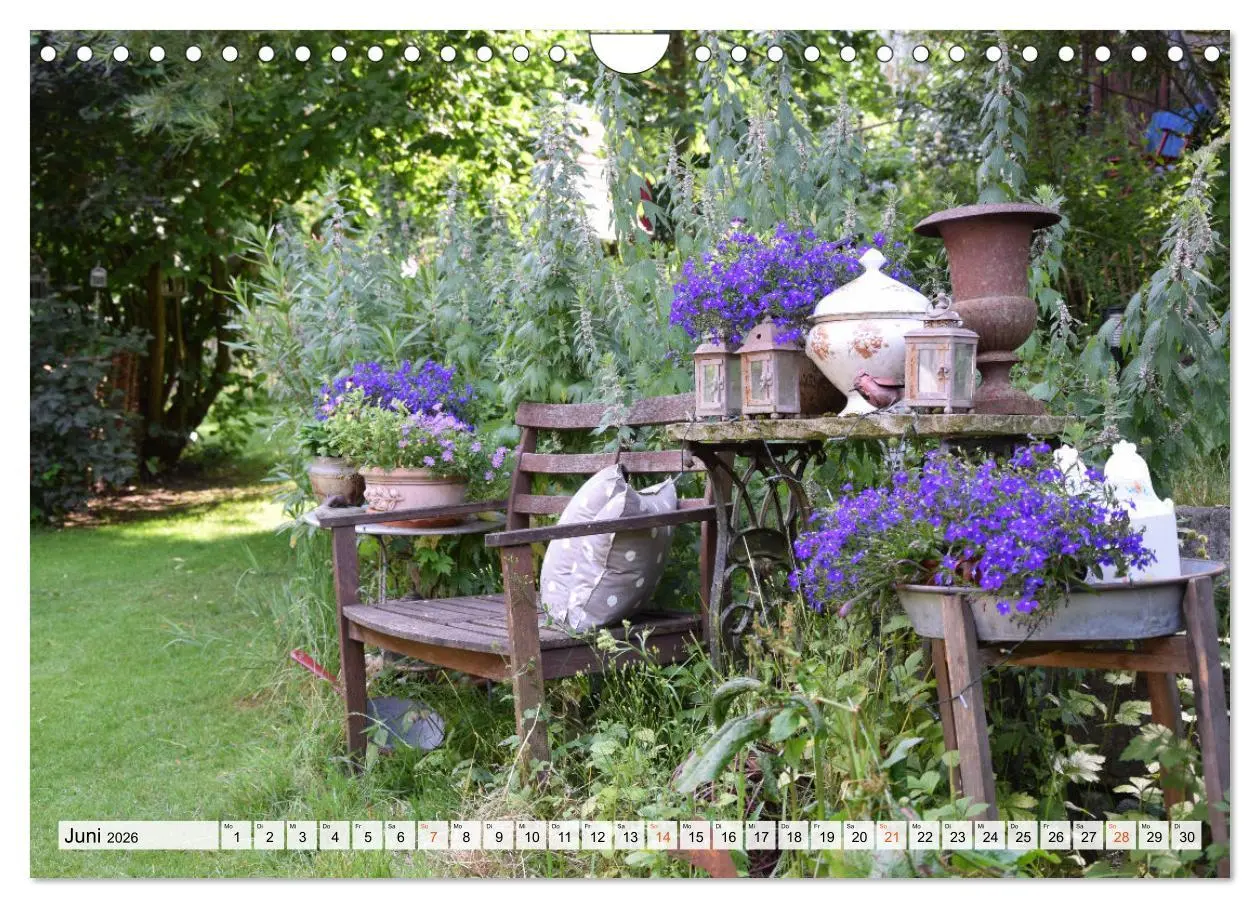 Bild: 9783457269787 | Momente im Garten (Wandkalender 2026 DIN A4 quer), CALVENDO...