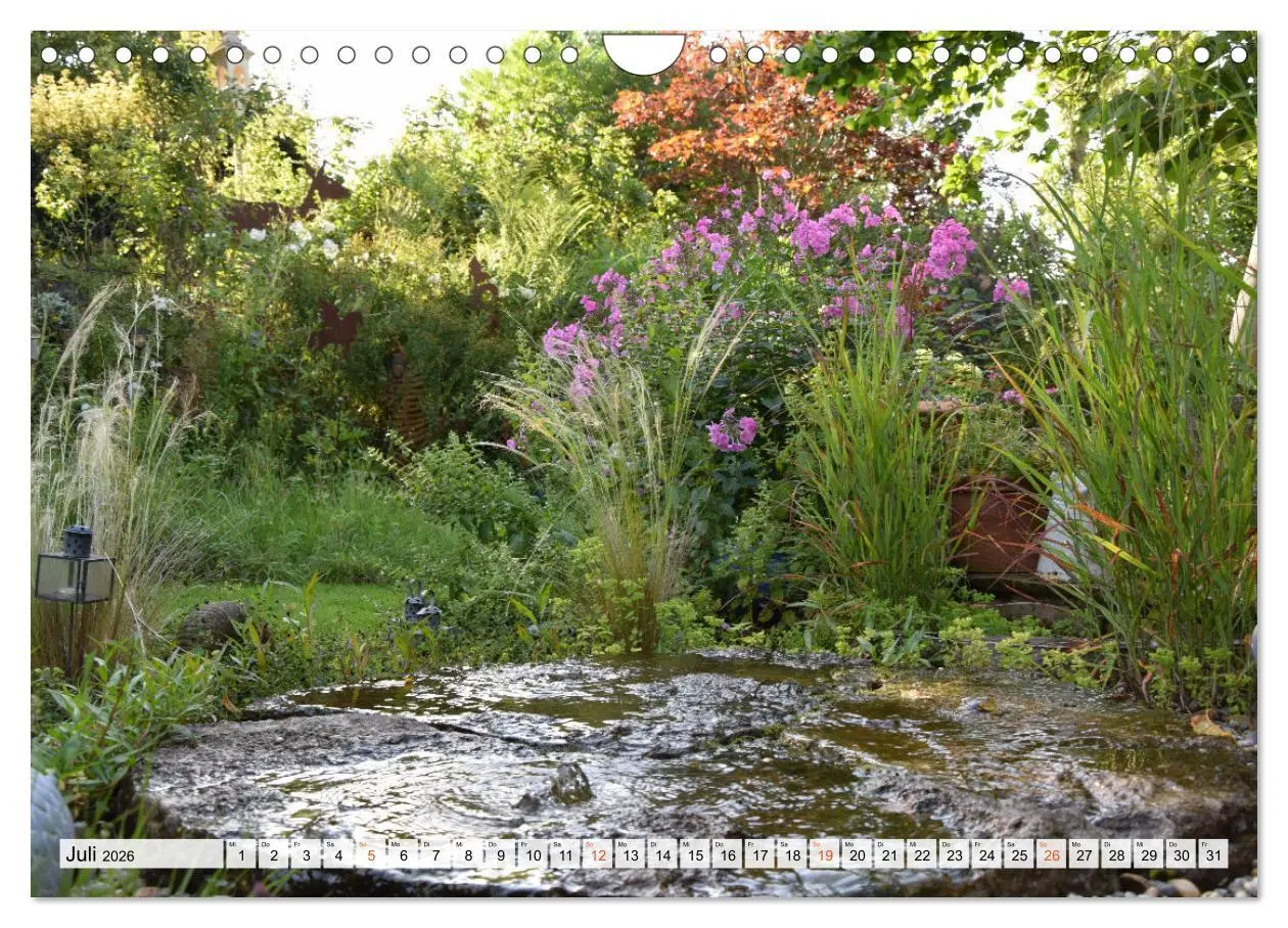 Bild: 9783457269787 | Momente im Garten (Wandkalender 2026 DIN A4 quer), CALVENDO...