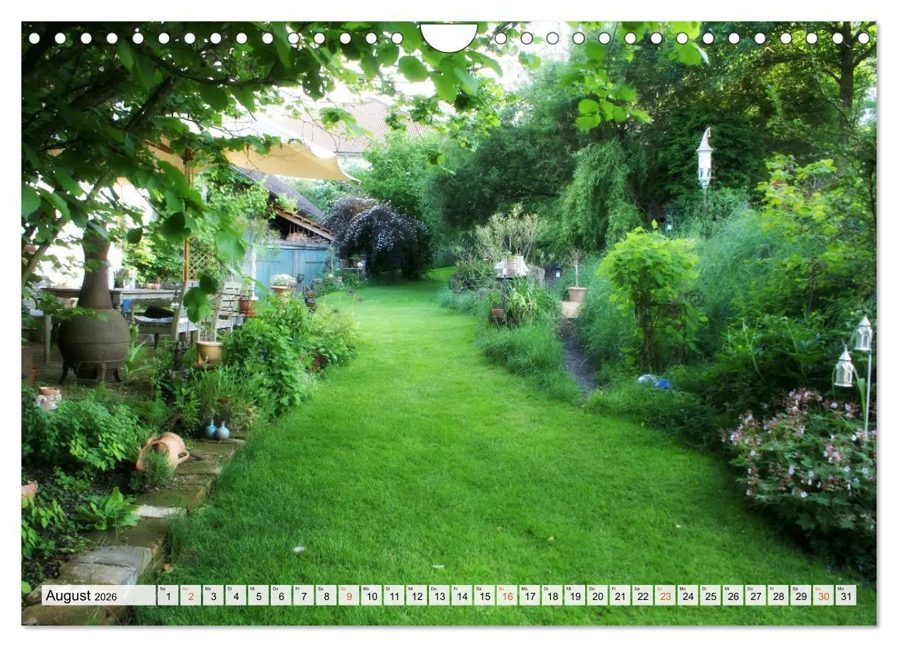 Bild: 9783457269787 | Momente im Garten (Wandkalender 2026 DIN A4 quer), CALVENDO...