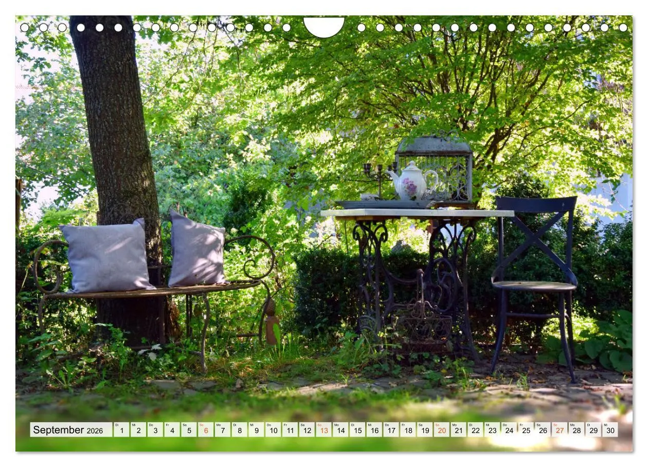 Bild: 9783457269787 | Momente im Garten (Wandkalender 2026 DIN A4 quer), CALVENDO...