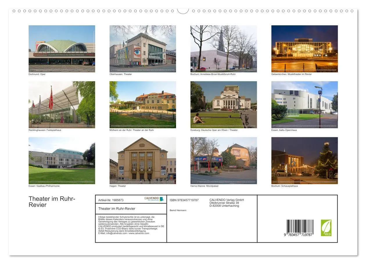Bild: 9783457719787 | Theater im Ruhr-Revier (hochwertiger Premium Wandkalender 2026 DIN...