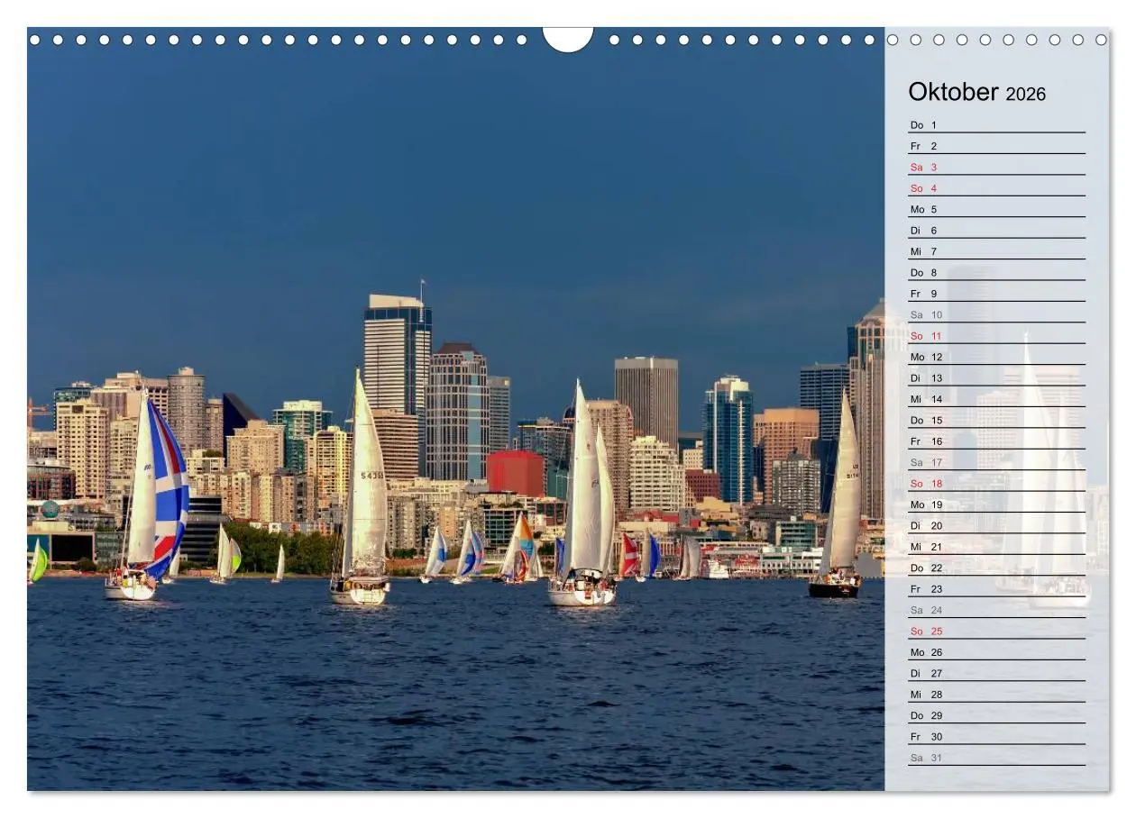 Bild: 9783457889787 | Eine Reise nach Seattle (Wandkalender 2026 DIN A3 quer), CALVENDO...