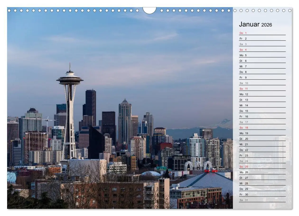 Bild: 9783457889787 | Eine Reise nach Seattle (Wandkalender 2026 DIN A3 quer), CALVENDO...