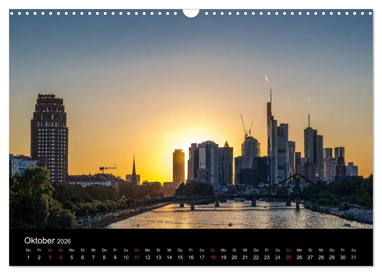 Bild: 9783516119787 | Frankfurt am Main (Wandkalender 2026 DIN A3 quer), CALVENDO...