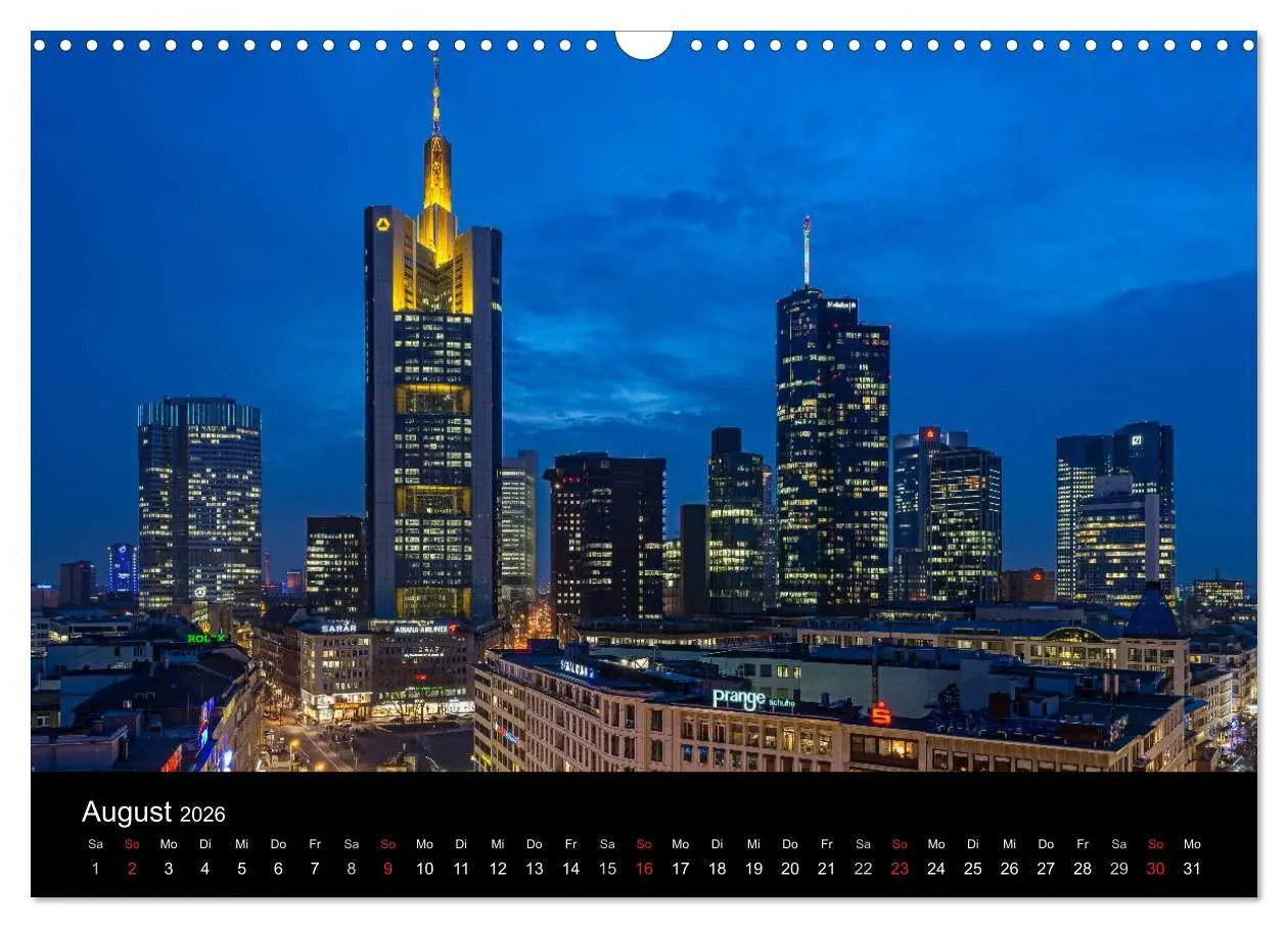 Bild: 9783516119787 | Frankfurt am Main (Wandkalender 2026 DIN A3 quer), CALVENDO...