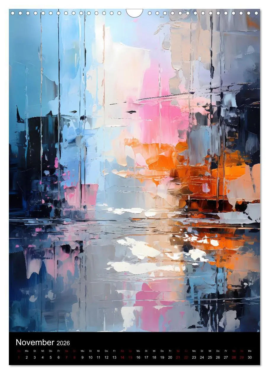 Bild: 9783516289787 | Abstrakte KI-Kunst (Wandkalender 2026 DIN A3 hoch), CALVENDO...