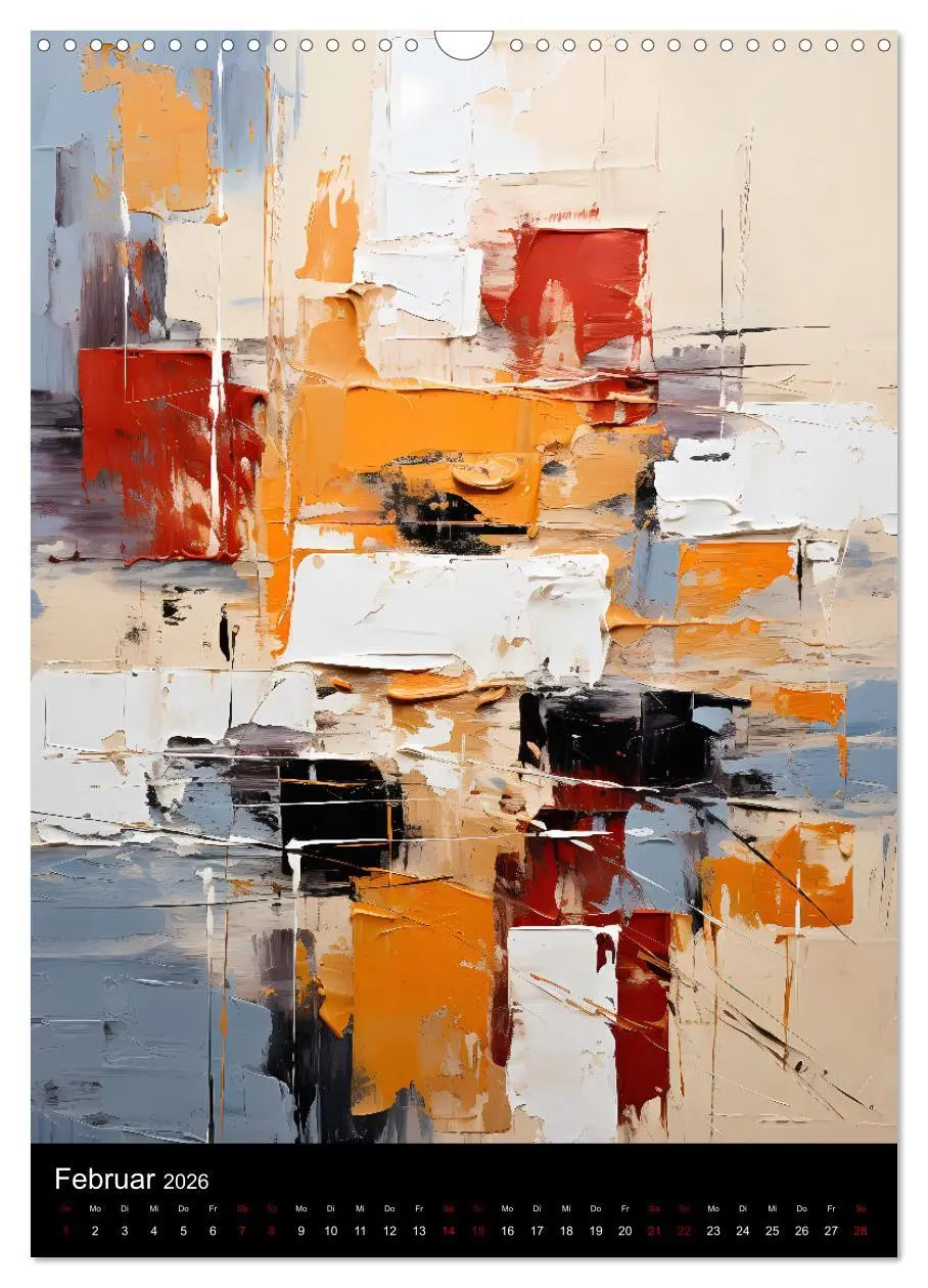 Bild: 9783516289787 | Abstrakte KI-Kunst (Wandkalender 2026 DIN A3 hoch), CALVENDO...