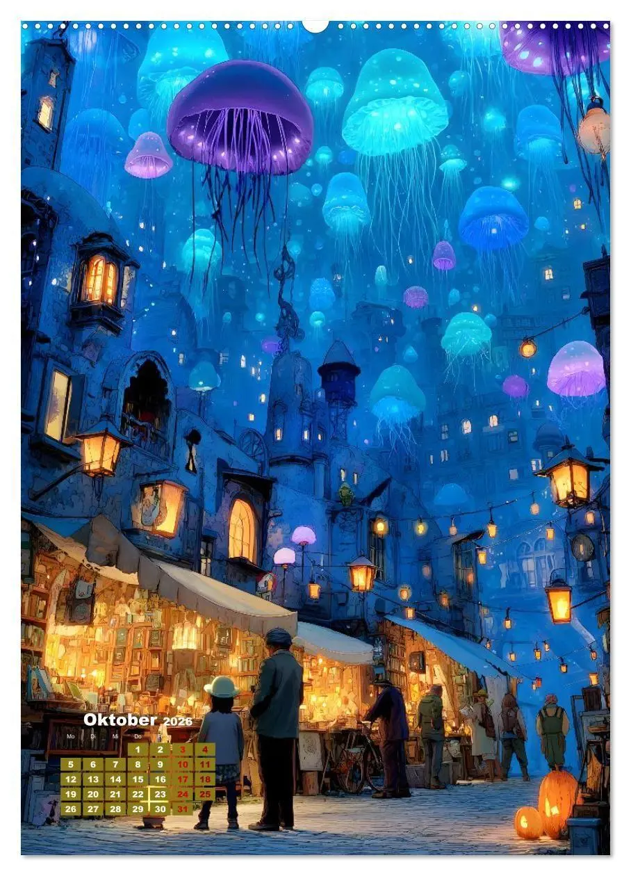 Bild: 9783516739787 | Worlds Unwritten (hochwertiger Premium Wandkalender 2026 DIN A2...