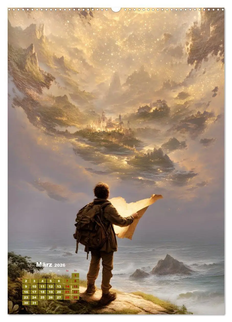 Bild: 9783516739787 | Worlds Unwritten (hochwertiger Premium Wandkalender 2026 DIN A2...