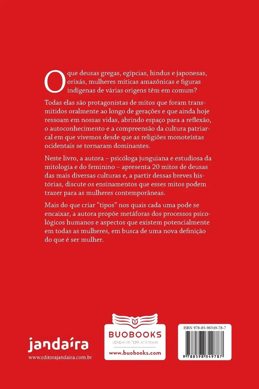 Rückseite: 9788598349787 | O legado das deusas - 2a. Ed | Cristina Balieiro | Taschenbuch | 2019