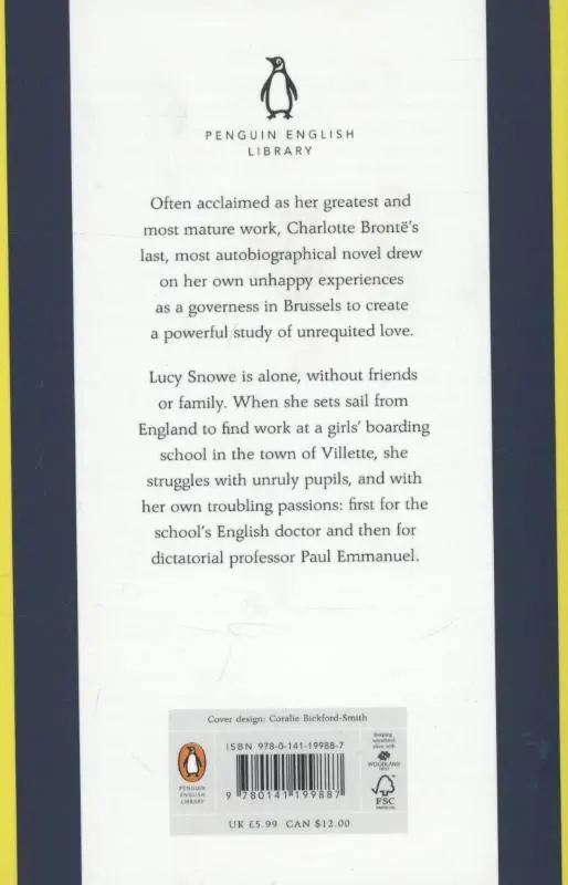 Rückseite: 9780141199887 | Villette | Charlotte Bronte | Taschenbuch | VI | Englisch | 2012