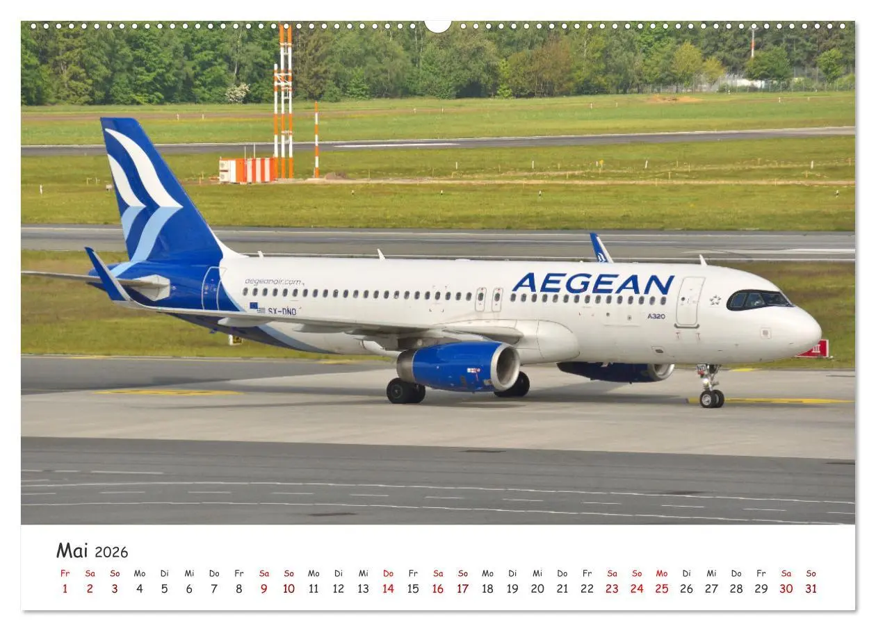 Bild: 9783457329887 | Flugzeuge auf Europas Flughäfen (hochwertiger Premium Wandkalender...