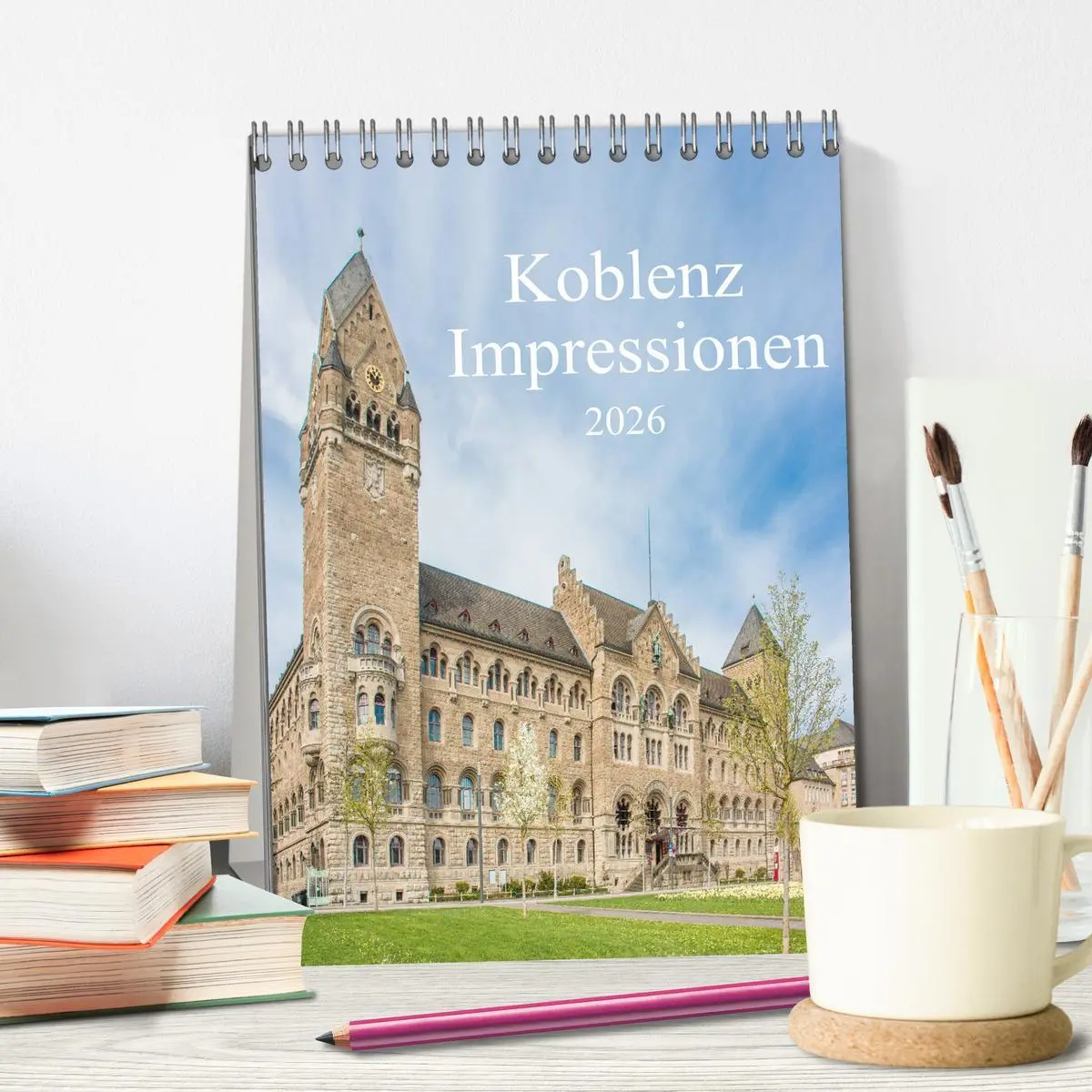 Bild: 9783516349887 | Koblenz Impressionen (Tischkalender 2026 DIN A5 hoch), CALVENDO...