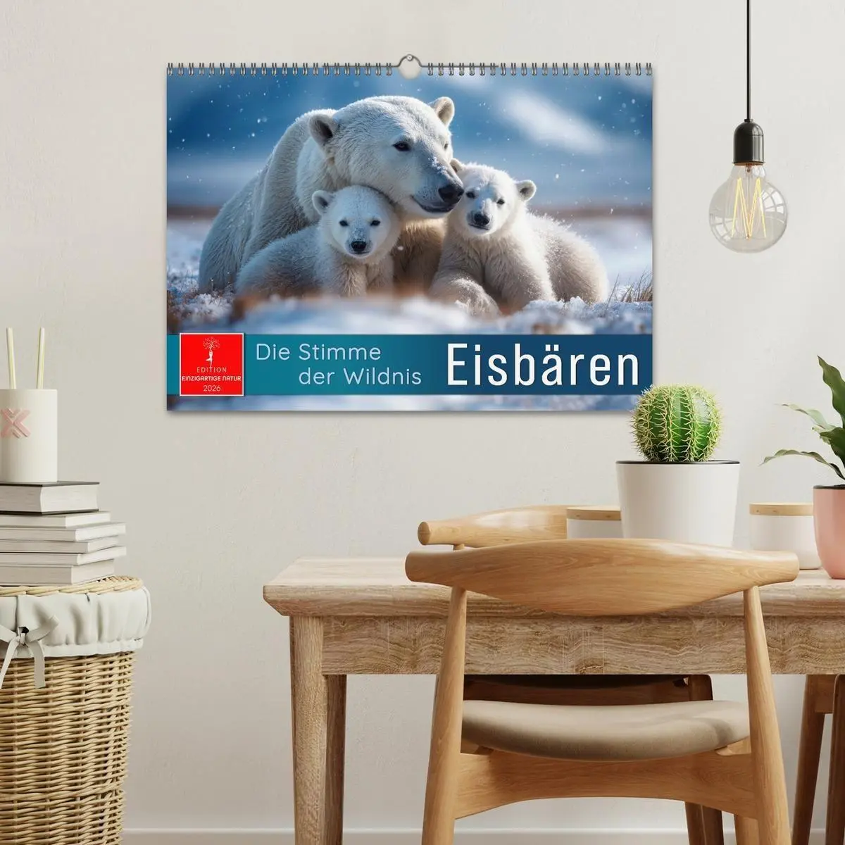 Bild: 9783516659887 | Eisbären - die Stimme der Wildnis (Wandkalender 2026 DIN A3 quer),...